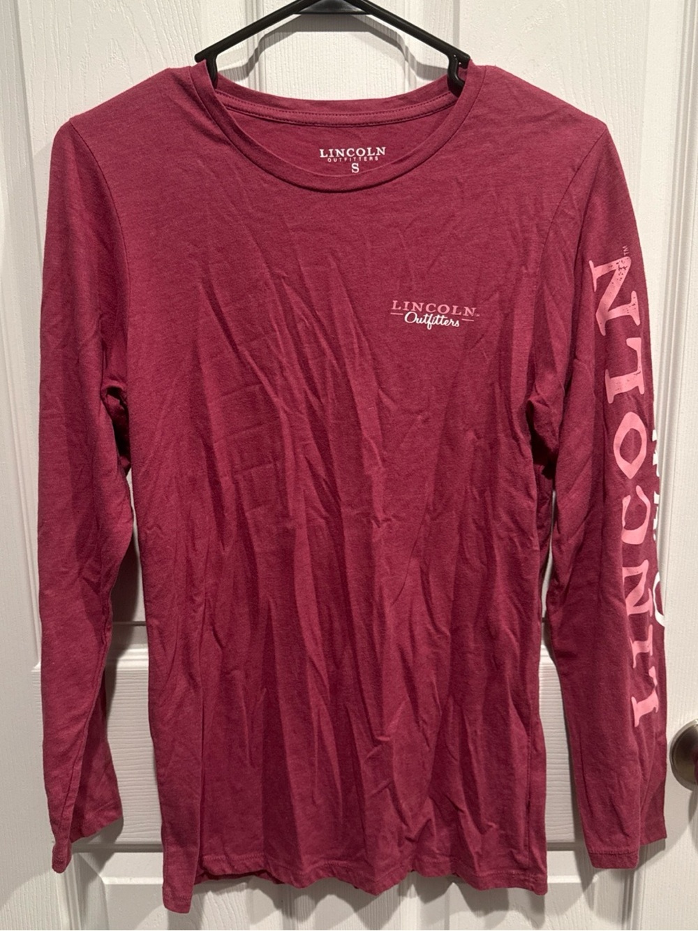 Lincoln Outfitters Women’s Long Sleeve Tee - Raspberry Pink